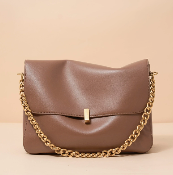 Cowhide large crossbody bag