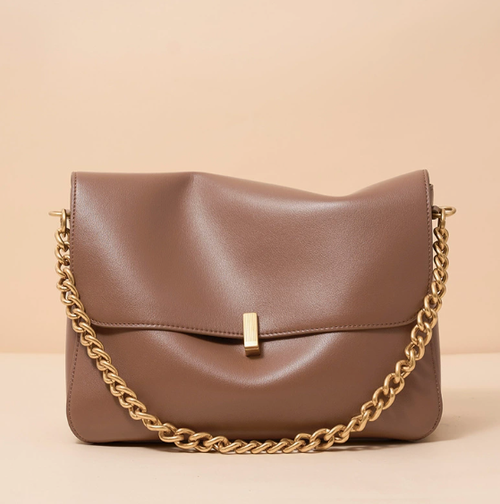 Cowhide large crossbody bag