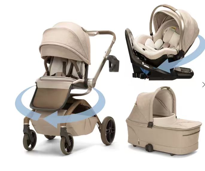 Tana 360° Rotating Travel System with PeriTm 180° &Carriage Accessory in Natural Heritage